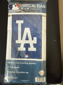 Official LA Dodgers 28x40” vertical Flag