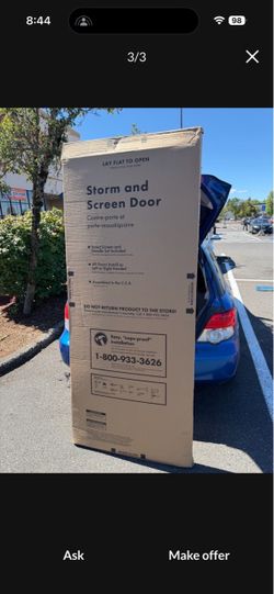 Storm and Screen Door in Box