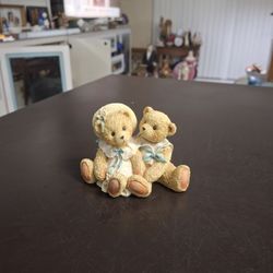 Vintage Cherished Teddies Heidi And David " Special Friends " Designed By Priscilla Hillman In 1992 Item# 910708