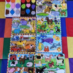 Melissa&Doug Wooden Puzzles 