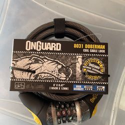 on guard doberman coil cable lock