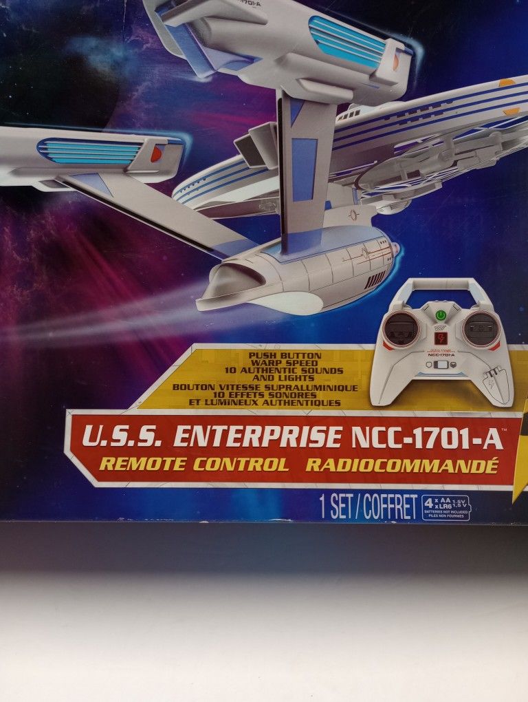Star Trek USS Enterprise NCC 1701 A Remote Control Drone Brand New