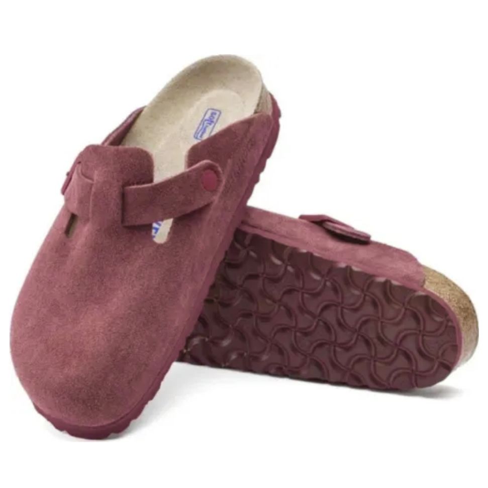 Birkenstock Boston Soft Footbed Women's Clogs Maroon - 42 (11)