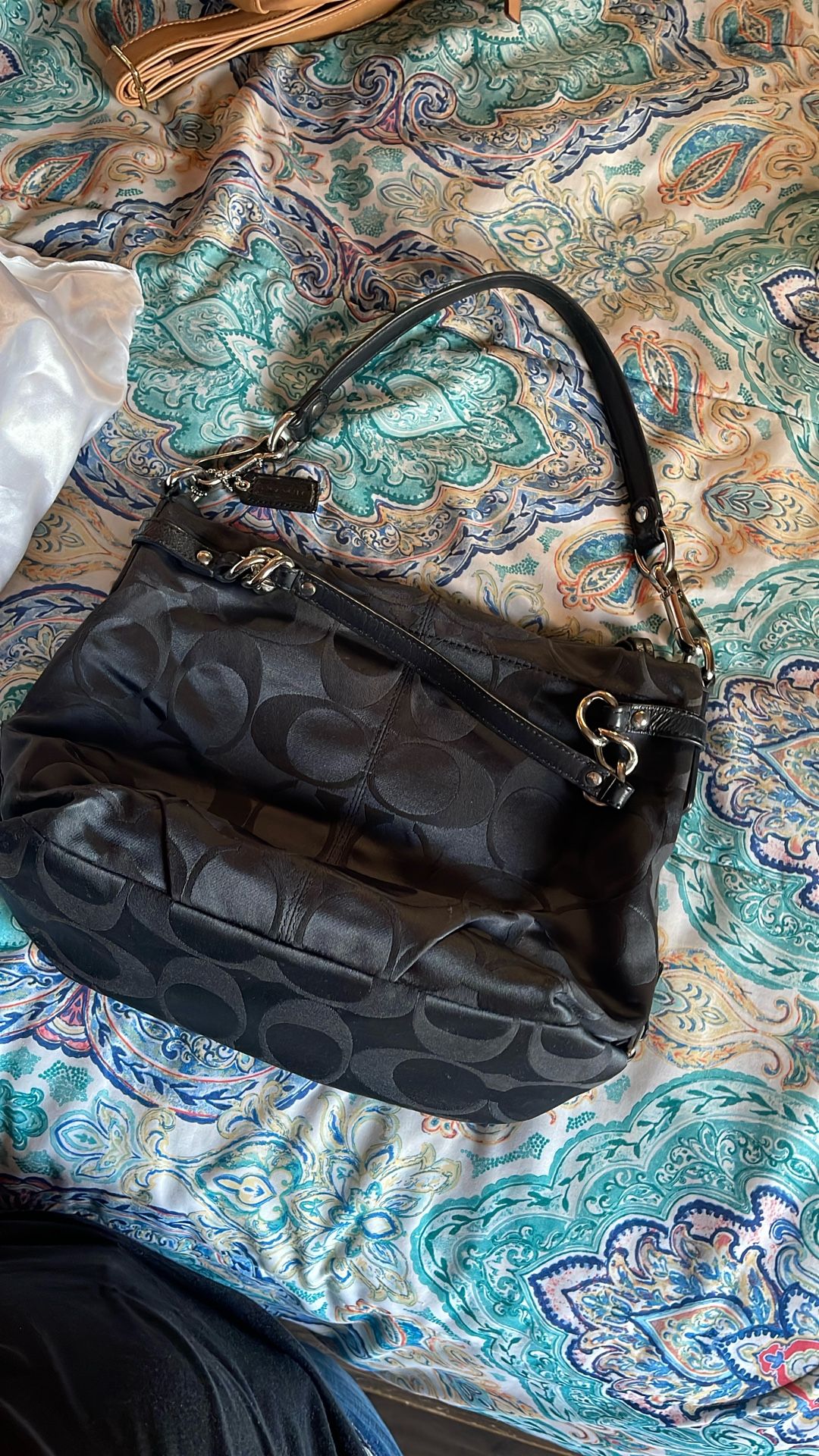 Vintage Coach Black Style Bag