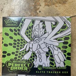 Pokemon Perfect Order Pokemon Center Etb 