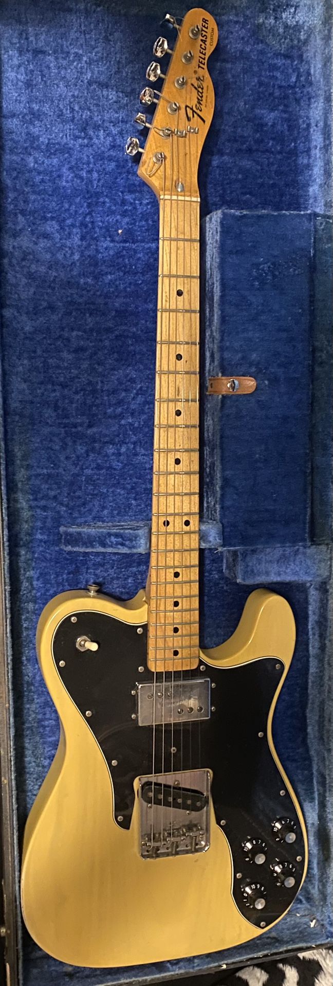 Vintage TV Yellow 1974 Fender Tele Custom (all Original)