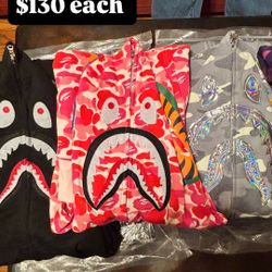 (Brand new) Bape hoodies