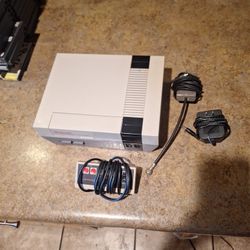 Nintendo NES System With All Hookups In One Controller Clean And Tested Works Great $65