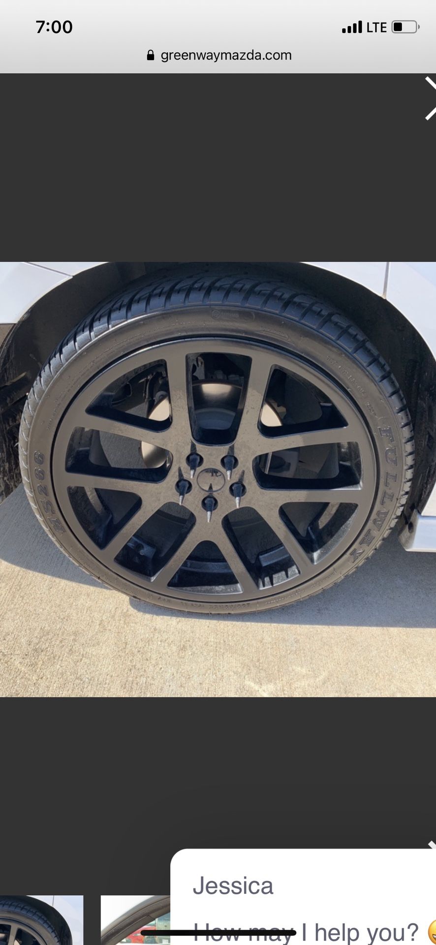 22 Inch Viper Replica Rims Only