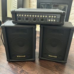 Kustom KPM 4080 And Speakers 