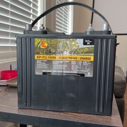 Deep Cycle/Starting Marine Battery
