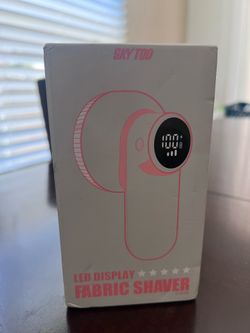 coldSky CY608 rechargeable fabric shaver with an LED display