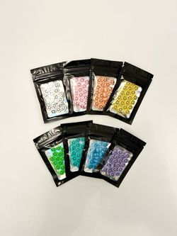 Acrylic Smiley Face Beads