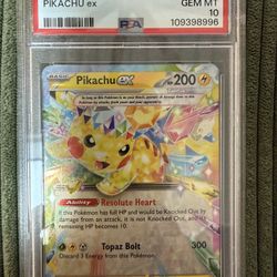 Pokemon Pikachu Ex 057/191 PSA Gem Mint 10
