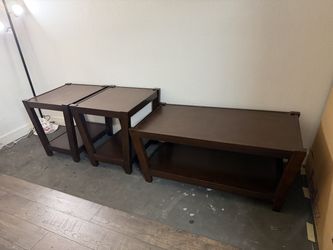 3 piece coffee table set Very Solid