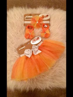 baby tutu (orange & yellow) NEW