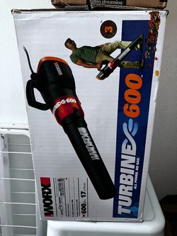 WORX - 12 Amp TURBINE 110 MPh 600 CFM Electric Leaf Blower