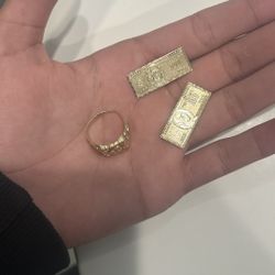 Benji Earrings & Nugget Ring 