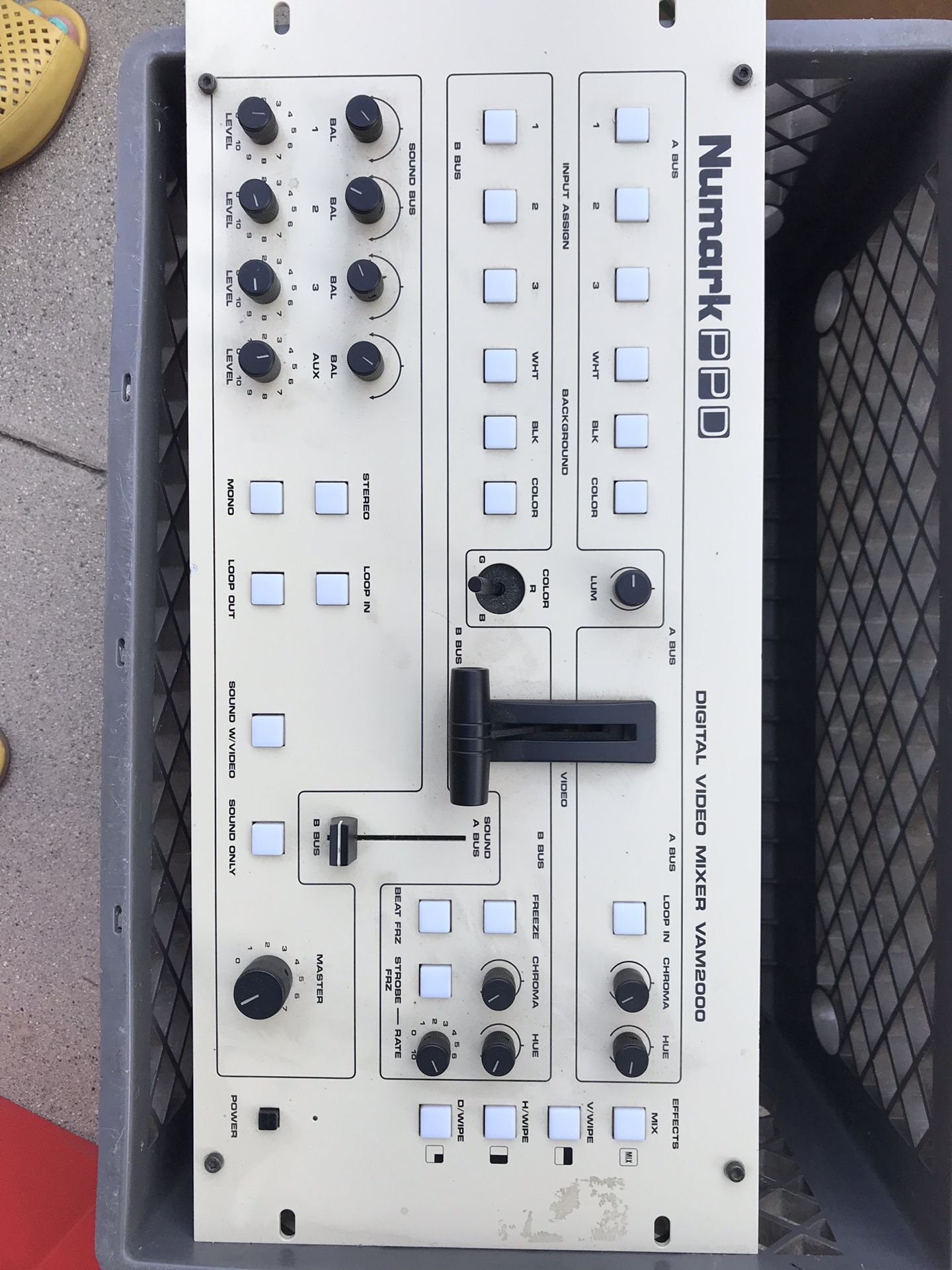 Numark PPD digital video mixer vam2000 vintage