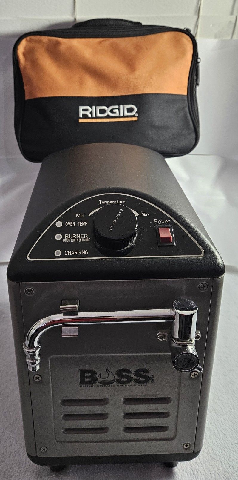 Mr. Heater BOSS-XW18 Basecamp Battery-Operated Water Heater & Shower System