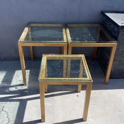 Three Tables You Can Use One For End Table Two For Coffe Tables 