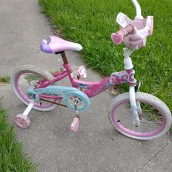 Huffy Disney Princess Girls Bike With Training Wheels