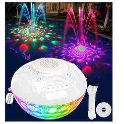 Pool fountain/speaker/light show- ($75)