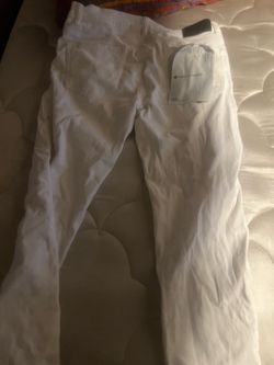 Purple jeans white size 32