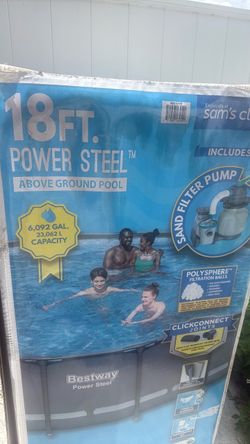 Above ground pool