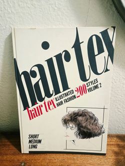 RARE Vintage 1980s Hair Tex Vol. 2 Japanese Hair Design Book Kenichi Imayoshi Art