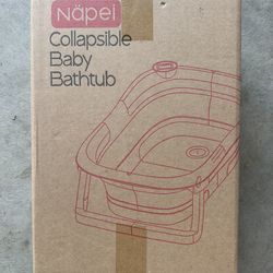 Collapsible baby bathtub