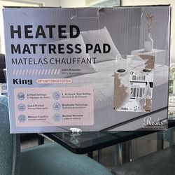 King Heated mattress pad