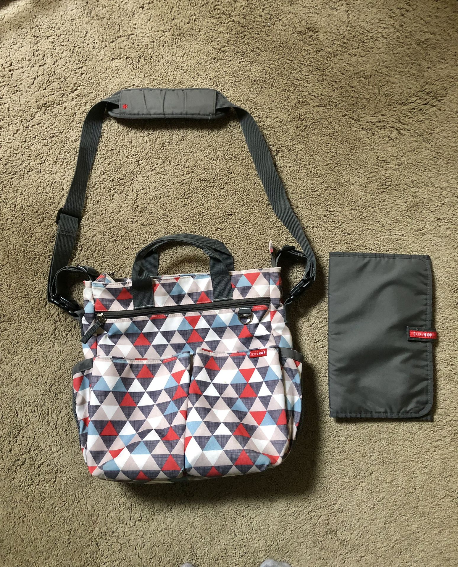 Skip Hop Diaper Bag With Changing Pad