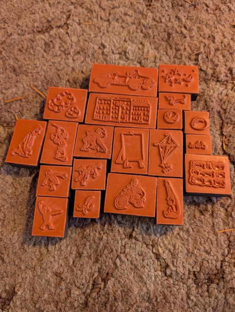 Vintage Curious George Stamp Set!