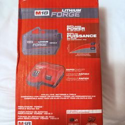 M18 18-Volt Lithium-Ion REDLITHIUM FORGE Starter Kit with 12.0Ah Battery and Rapid Charger