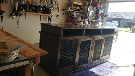 Dog kennel, Dog Cage, Dog house entertainment center