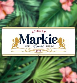 MODELO Birthday Banner 2ftx5ft