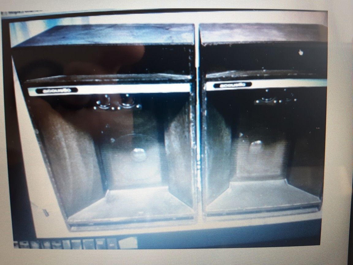 Pair Of Large Vintage Acoustic Speakers