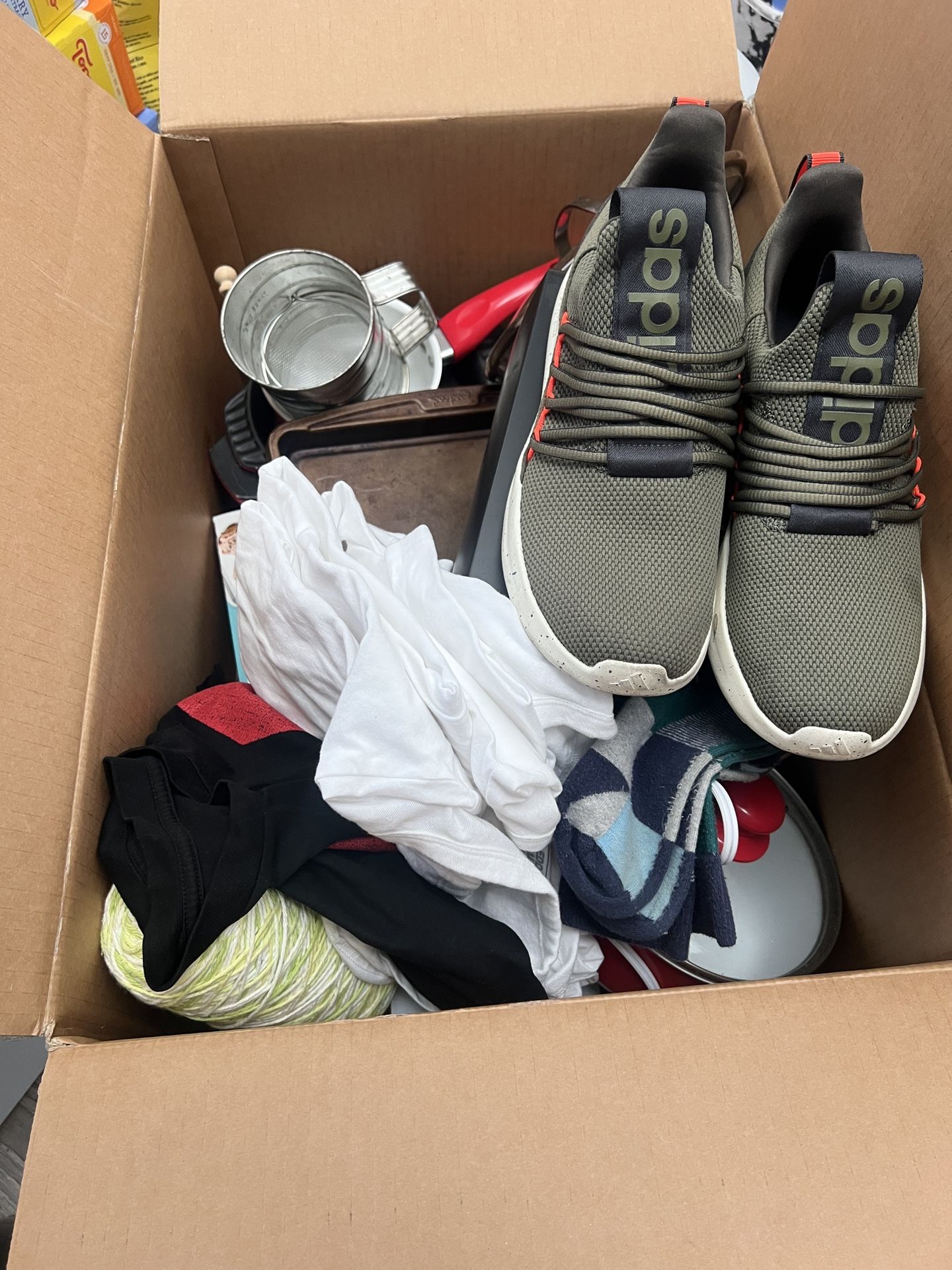 Misc. Kitchen Items, Shirts, Shoes FREE