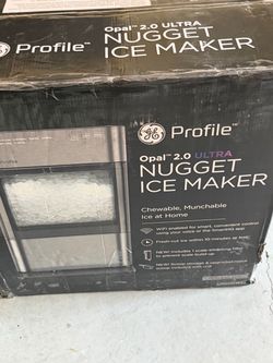 he OPSL 2 nugget ice maker with brew attachment
