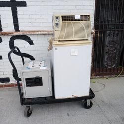 Safe, Dorm Fridge, Window Unit A/C