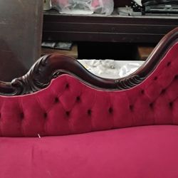 Vintage Velvet Loveseat