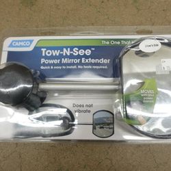Camco Tow-N-See Flat Extended Mirror For Car Side Mirror