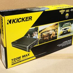 Kicker CX Car Speaker System Amplifier 4 Channel Amp 720 Watts CXA360.4 🚨 Payment Options Available 🚨 No Credit Needed 🚨 