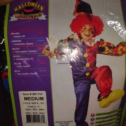 Kids Clown Costume 
