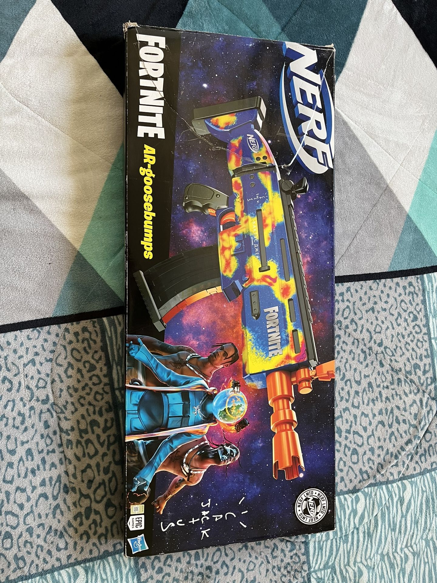 Travis Scott Cactus Jack Fortnite NERF Gun LIMITED EDITION
