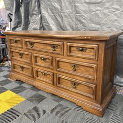 Large Wood Dresser 