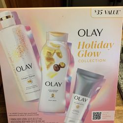 New oil of Olay cleansing kit