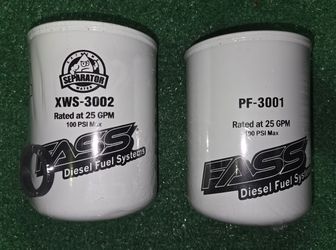 FASS Titanium Series Fuel Filter Combo Package XWS-3002 / PF-3001