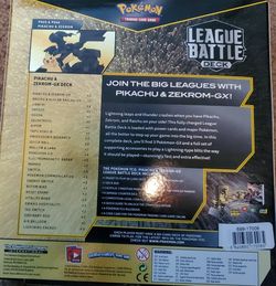 Pokemon Trading Card Game Pikachu & Zekrom GX League Battle Deck 